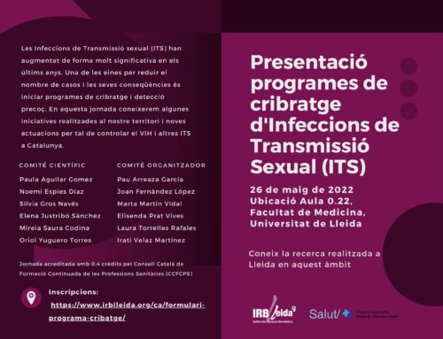 PRESENTACIÓ PROGRAMES DE CRIBRATGE DE LES MALALTIES DE TRANSMISSIÓ SEXUAL